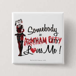 Bóton Quadrado 5.08cm Alguém em AC me ama - Harley