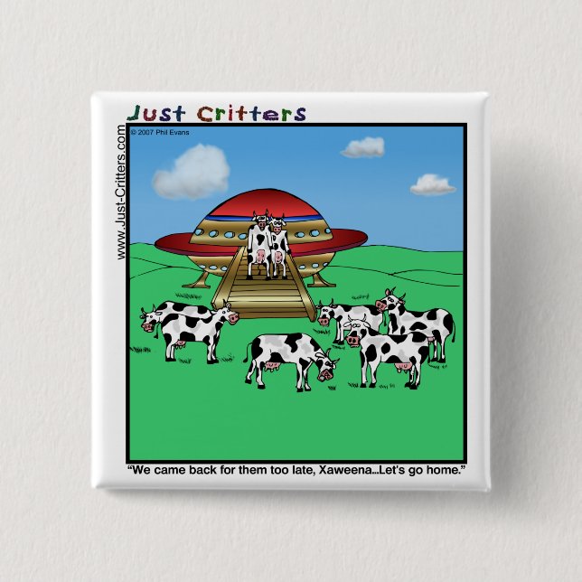 Bóton Quadrado 5.08cm Aliens (Frente)