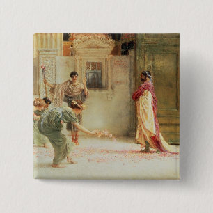 Bóton Quadrado 5.08cm Alma-Tadema  Caracalla: 211 AD 1902