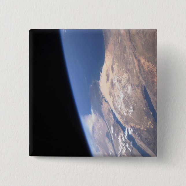 Bóton Quadrado 5.08cm Alta cena oblíqua (Frente)