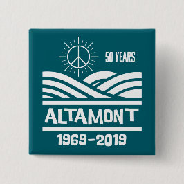 Bóton Quadrado 5.08cm Altamont Speedway 1969-2019 50º Aniversário