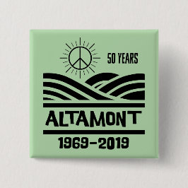 Bóton Quadrado 5.08cm Altamont Speedway 1969-2019 50º Aniversário
