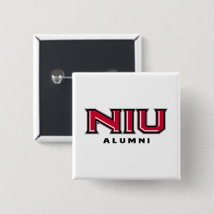 Bóton Quadrado 5.08cm Alumni NIU