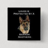 Amado & protegido por um german shepherd