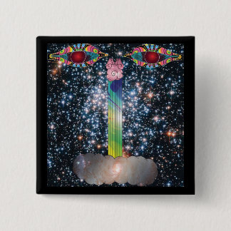 Bóton Quadrado 5.08cm Amanhã nunca sabe