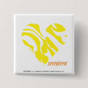 Bóton Quadrado 5.08cm Amarelo 4 da zebra