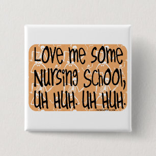 Bóton Quadrado 5.08cm Ame-me alguma escola de cuidados