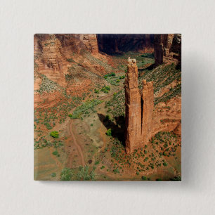 Bóton Quadrado 5.08cm América do Norte, EUA, Arizona, Navajo Indiano 7