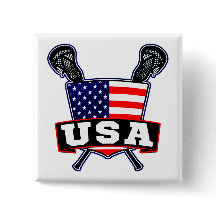 American USA Lacrosse Pin
