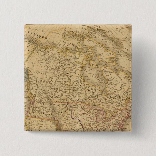 Bóton Quadrado 5.08cm Américas 2 (Frente)