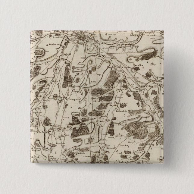 Bóton Quadrado 5.08cm Amiens (Frente)