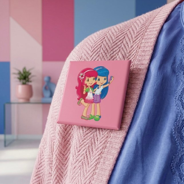 Bóton Quadrado 5.08cm Amigos (Criador carregado)