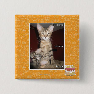 Bóton Quadrado 5.08cm Amigos do idiota