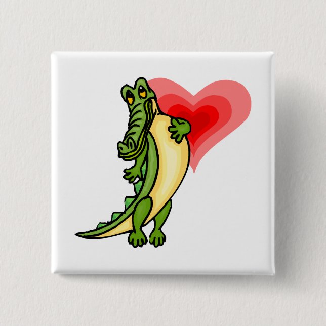Bóton Quadrado 5.08cm Amor de Gater (Frente)