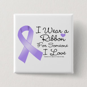Bóton Quadrado 5.08cm Amor do general Cancer Fita Alguém Eu