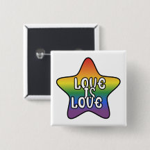 Amor é Amor Estrela Arco-íris Bandeira LGBT Gradie