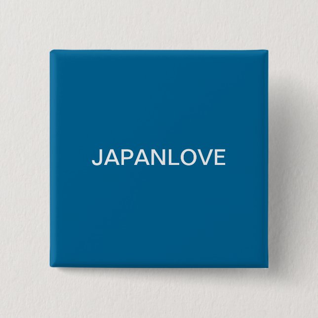 BÓTON QUADRADO 5.08CM AMORPORJAPÃO (Frente)