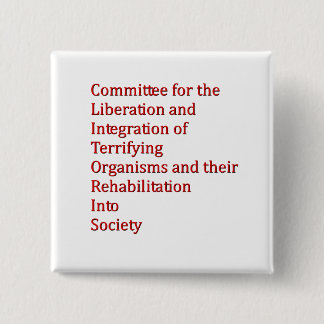 Bóton Quadrado 5.08cm Anão vermelho