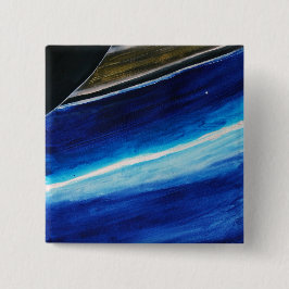 Bóton Quadrado 5.08cm Anéis de Saturno