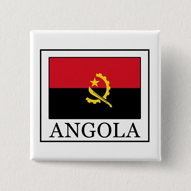 Bóton Quadrado 5.08cm Angola (Frente)