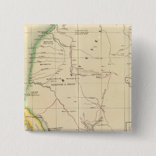 Bóton Quadrado 5.08cm Angola, Namíbia 44 (Frente)