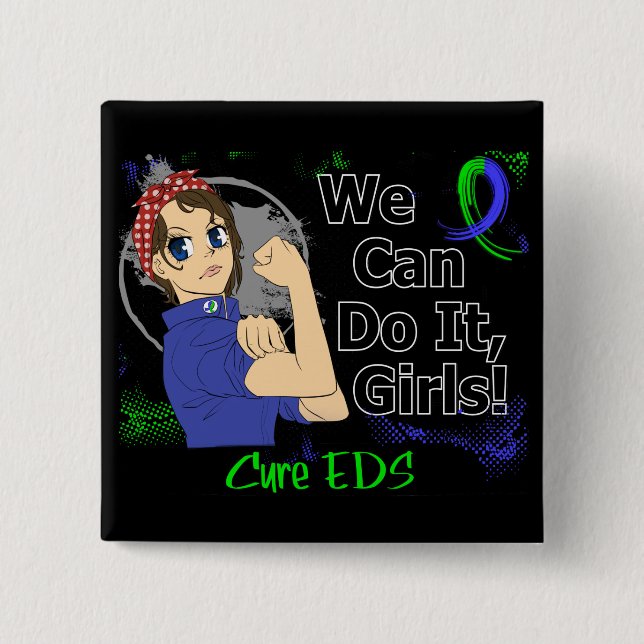 Bóton Quadrado 5.08cm Anime WCDI EDS de Rosie (Frente)