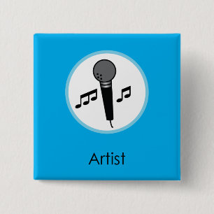 Bóton Quadrado 5.08cm Aniversário do coreano de Doljabi Doljanchi Dol ø