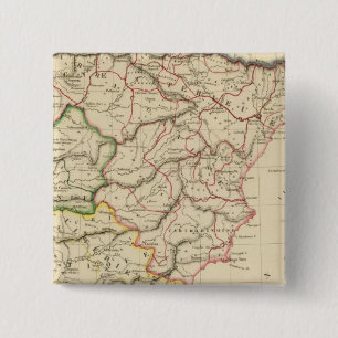 Bóton Quadrado 5.08cm Antiga Espanha