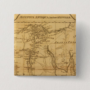 Bóton Quadrado 5.08cm Antigo Egito 3