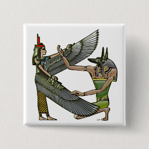Bóton Quadrado 5.08cm Anubis & Nut