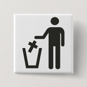 Bóton Quadrado 5.08cm Apostasy