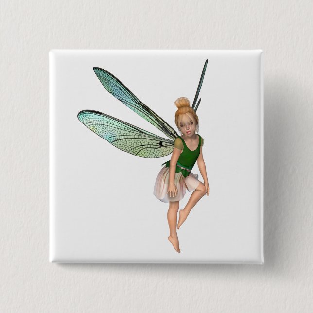 Bóton Quadrado 5.08cm Aprella Fairy (Frente)