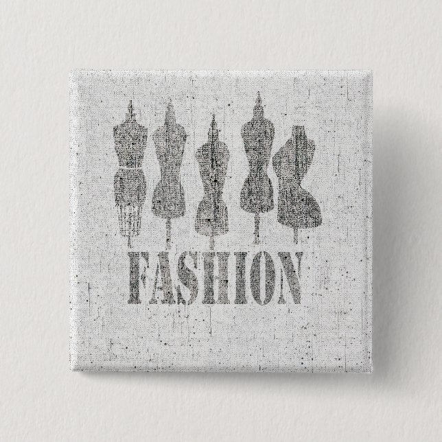 Bóton Quadrado 5.08cm Aproximado obtenha formulários elegantes do (Frente)