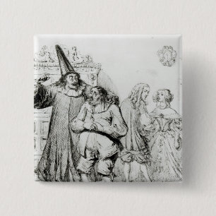 Bóton Quadrado 5.08cm Argão e Monsieur Purgon