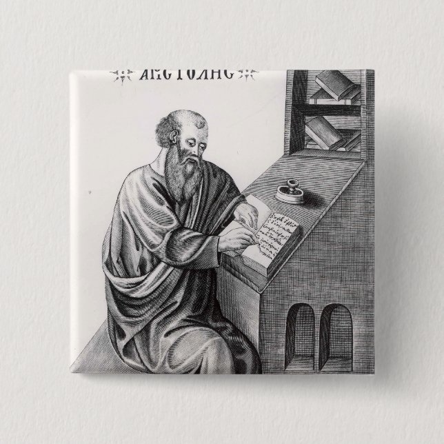 Bóton Quadrado 5.08cm Aristotle (Frente)