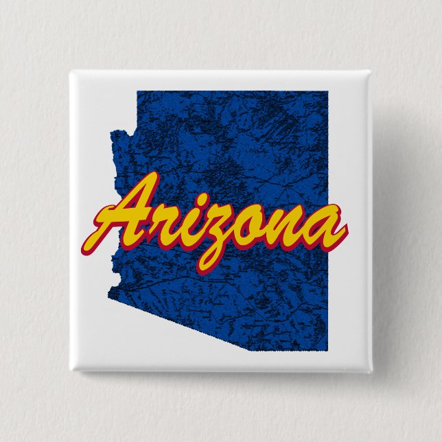 Bóton Quadrado 5.08cm Arizona (Frente)