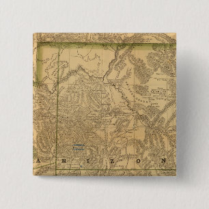 Bóton Quadrado 5.08cm Arizona de Rand McNally