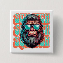 Arte Pop de Cômico de Estilo Retro Squatch Vintage