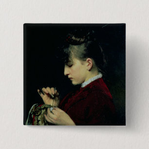 Bóton Quadrado 5.08cm Artesanato, 1887