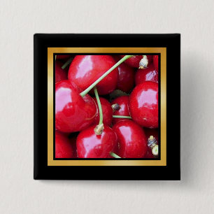 Bóton Quadrado 5.08cm Artigo multicolorido do presente do teste padrão