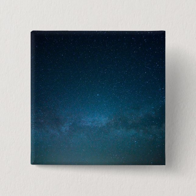 Bóton Quadrado 5.08cm As estrelas à noite (Frente)
