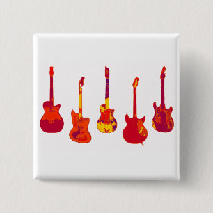 BÓTON QUADRADO 5.08CM AS LEGENDAS DA GUITARRA