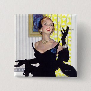 Bóton Quadrado 5.08cm As mulheres inteligentes são demasiado 2 perigoso