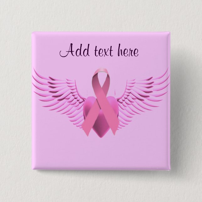 Bóton Quadrado 5.08cm , Asas da Esperança_ (Frente)