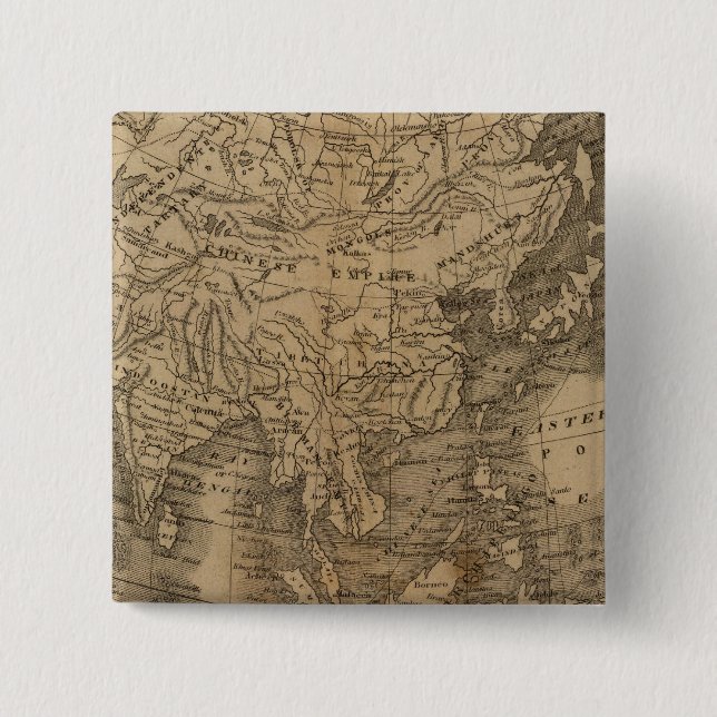 Bóton Quadrado 5.08cm Ásia (Frente)