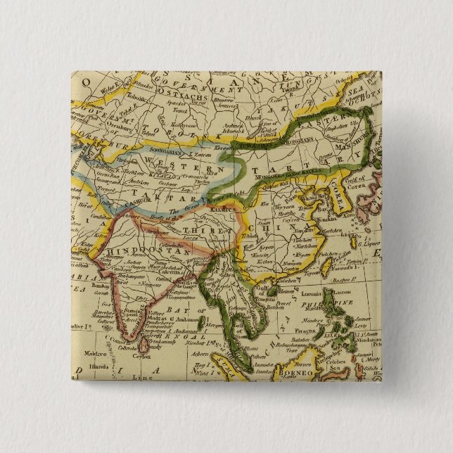 Bóton Quadrado 5.08cm Ásia 27 (Frente)