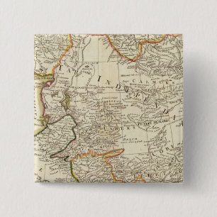 Bóton Quadrado 5.08cm Ásia Central