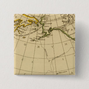 Bóton Quadrado 5.08cm Ásia Oriental, América do Norte Ocidental