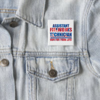 Assistente de pirotecnia engraçado 4 de julho