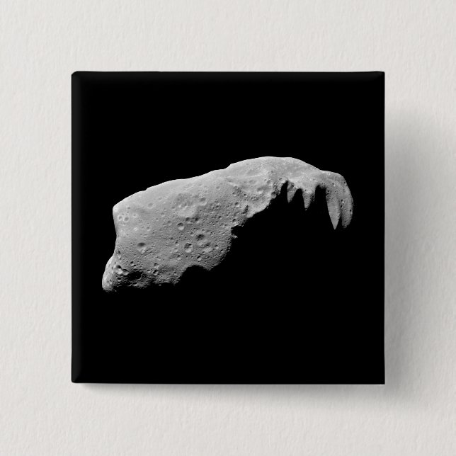 Bóton Quadrado 5.08cm Asteroide 243 Ida (Frente)